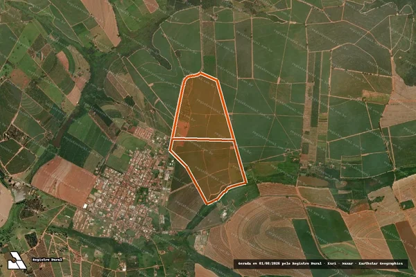 Imagem de satélite de Sitio Santa Helena em MARAPOAMA - SP