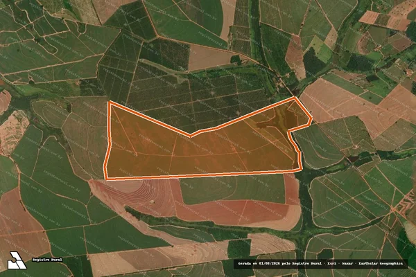 Imagem de satélite de Fazenda Santa Izabel em ITAJOBI - SP