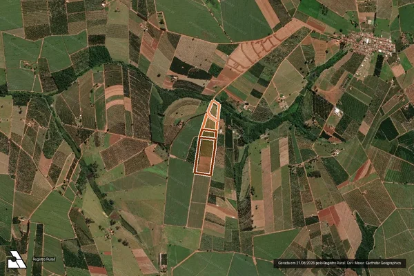Imagem de satélite de Sitio Sao Pedro em ITAJOBI - SP