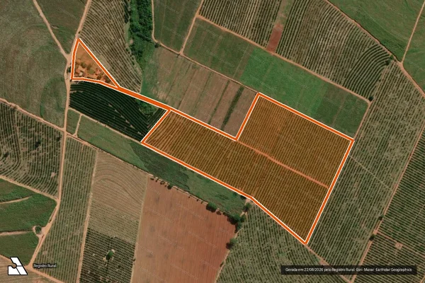 Imagem de satélite de Sitio Agua Limpa Do Cervo em ITAJOBI - SP