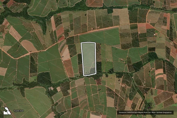 Imagem de satélite de Fazenda Santa Maria em ITAJOBI - SP