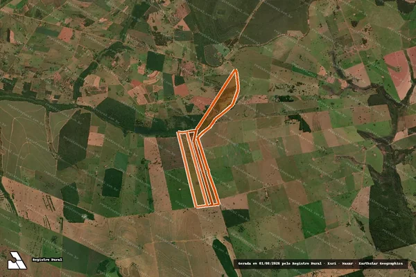 Imagem de satélite de Estancia Wilson JR em RANCHARIA - SP