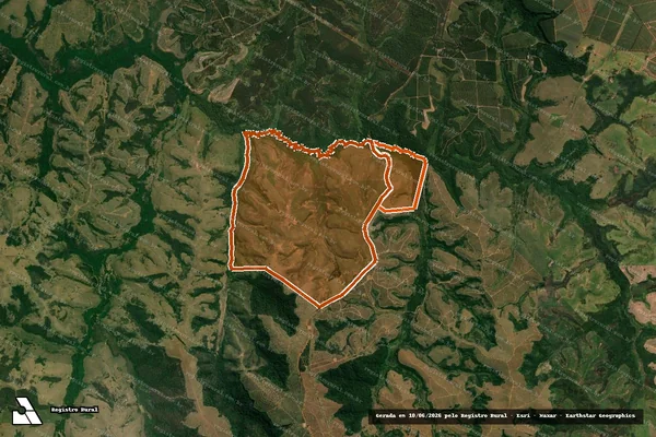 Imagem de satélite de Fazenda Vale Verde em PIRAJUÍ - SP