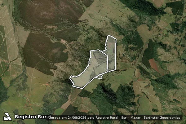 Imagem de satélite de AIA DEL BARONE em TORRINHA - SP
