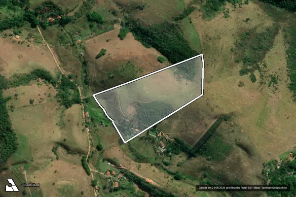 Imagem de satélite de Sitio Santa Cruz em MONTEIRO LOBATO - SP