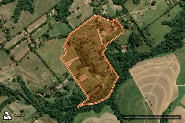 Imagem de satélite de GRANJA DA ROCA em PORTO FELIZ - SP