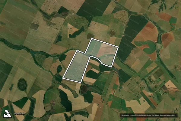 Imagem de satélite de FAZENDA NOSSA SENHORA DO CARMO em PRESIDENTE BERNARDES - SP