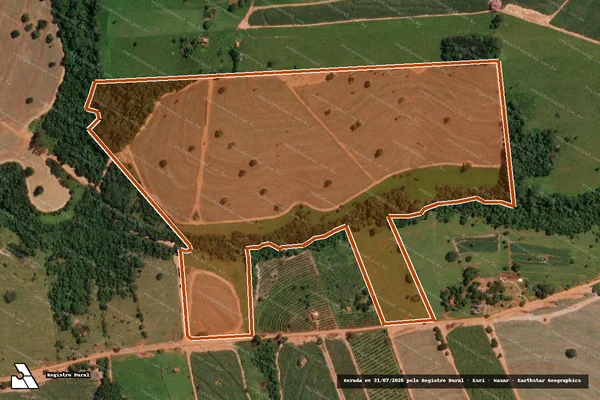 Imagem de satélite de SITIO PAI HEROI em POTIRENDABA - SP