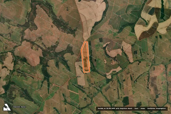 Imagem de satélite de Estancia Maria Rosa em PONTES GESTAL - SP