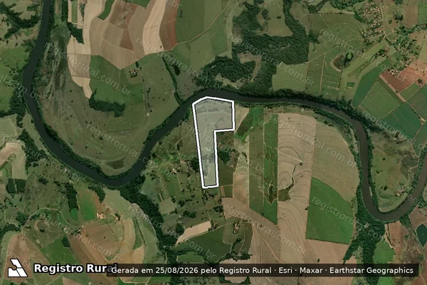 Imagem de satélite de SITIO PARA em LARANJAL PAULISTA - SP