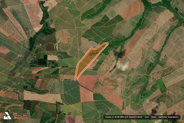 Imagem de satélite de Fazenda Barra Limpa em ITAJOBI - SP