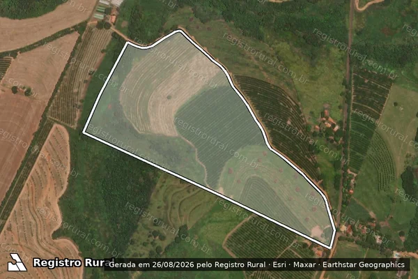 Imagem de satélite de SITIO SAO JOSE em ITAJOBI - SP