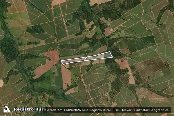 Imagem de satélite de Sitio Santa Carmen em NOVO HORIZONTE - SP
