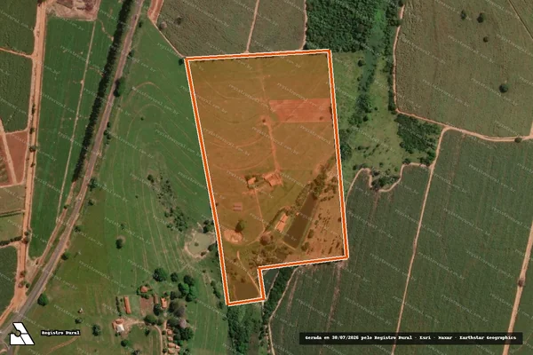 Imagem de satélite de Sitio Santa Terezinha em URUPÊS - SP