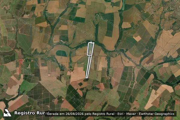 Imagem de satélite de Sítio Progresso em MONTE AZUL PAULISTA - SP