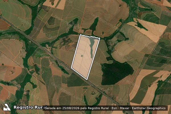Imagem de satélite de FAZENDA SAO JOSE em TAQUARITINGA - SP