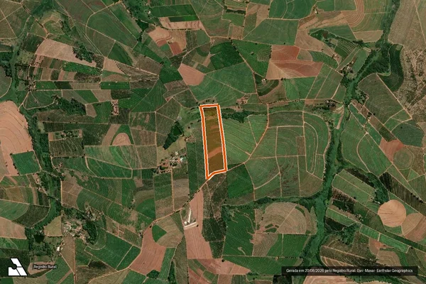 Imagem de satélite de SITIO NOVO RUMO em VISTA ALEGRE DO ALTO - SP
