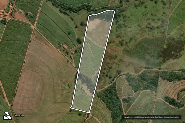 Imagem de satélite de ESTANCIA THAIS em SANTA RITA DO PASSA QUATRO - SP