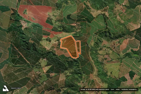 Imagem de satélite de Fazenda Amambai em ALTINÓPOLIS - SP