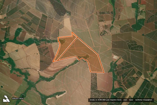 Imagem de satélite de FAZENDA SANTA RITA em ALTINÓPOLIS - SP