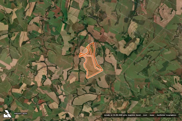 Imagem de satélite de Fazenda Valo Novo em BATATAIS - SP