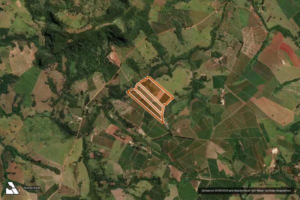 Imagem de satélite de Sitio Terra Nova em SANTO ANTÔNIO DA ALEGRIA - SP