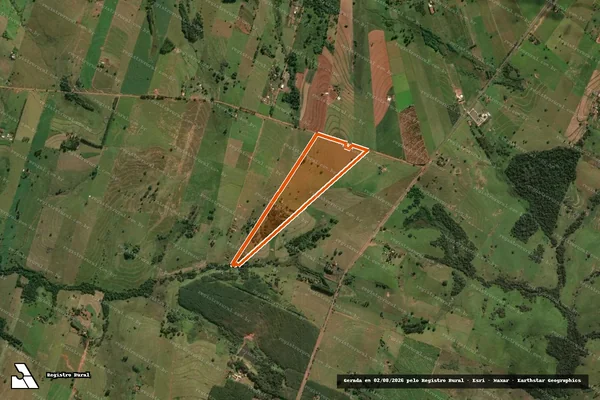 Imagem de satélite de Sitio Monte Alegre em ADAMANTINA - SP