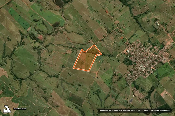 Imagem de satélite de FAZENDA WV em MARIÁPOLIS - SP