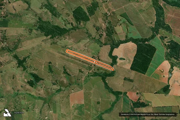 Imagem de satélite de Sitio Bela Vista em OSVALDO CRUZ - SP