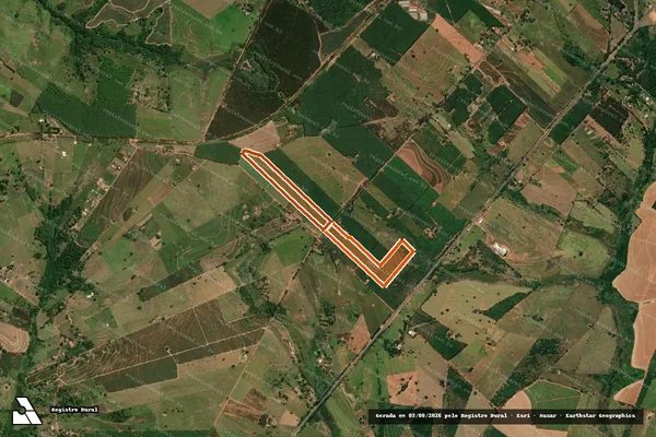 Imagem de satélite de Sitio Sao Geraldo I em PARAPUÃ - SP