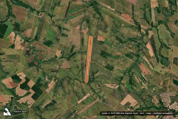Imagem de satélite de Sitio Santa Ines em RINÓPOLIS - SP