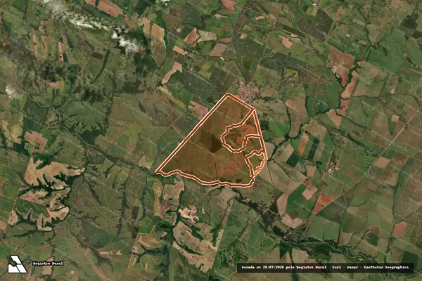 Imagem de satélite de Fazenda Nossa Senhora do Pilar em SAGRES - SP