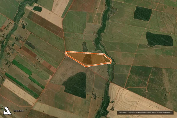 Imagem de satélite de Rancho Santa Fé em SÃO JOÃO DO PAU D'ALHO - SP