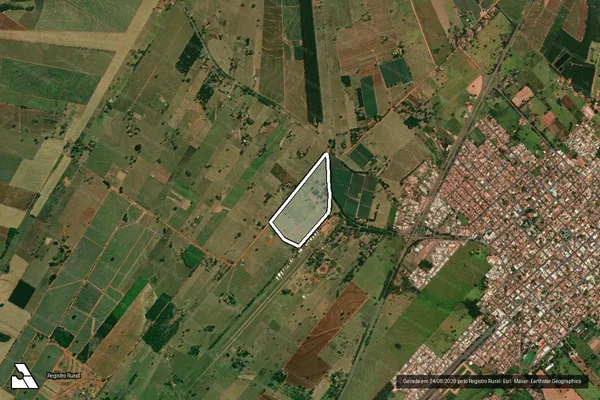 Imagem de satélite de SITIO AEROPORTO em TUPI PAULISTA - SP