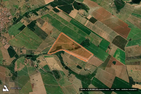 Imagem de satélite de Fazenda Mato Grosso em LOURDES - SP