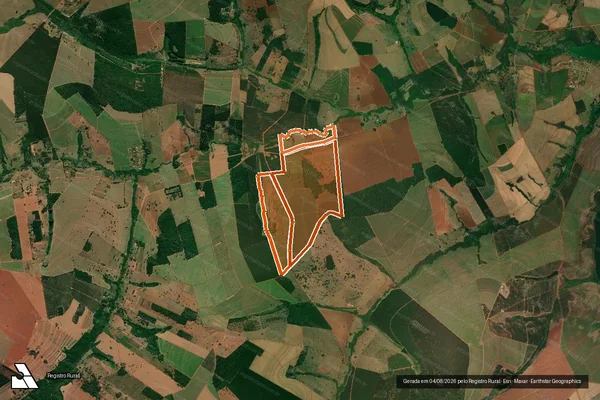 Imagem de satélite de FAZENDA SAO JOAO em AREALVA - SP