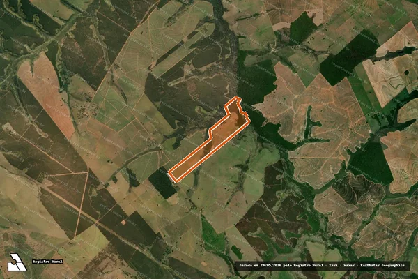 Imagem de satélite de FAZENDA LONDRINA em CAFELÂNDIA - SP