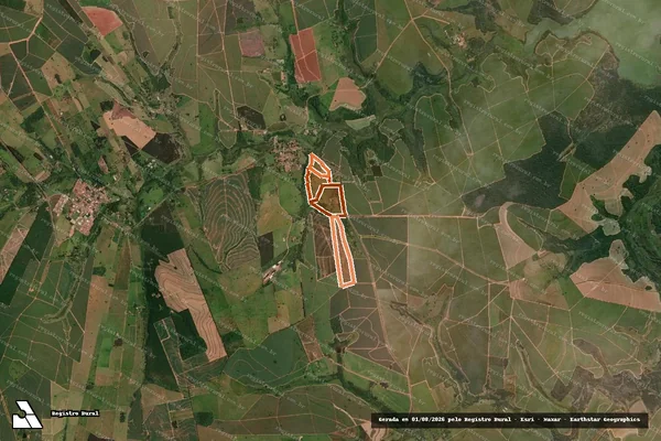 Imagem de satélite de SITIO GUAIUVIRA em PIRAJUÍ - SP