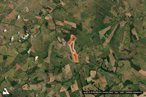 Imagem de satélite de Sitio Nossa Senhora Aparecida GL A em PONGAÍ - SP