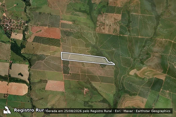Imagem de satélite de Sitio Nossa Senhora Aparecida em PROMISSÃO - SP