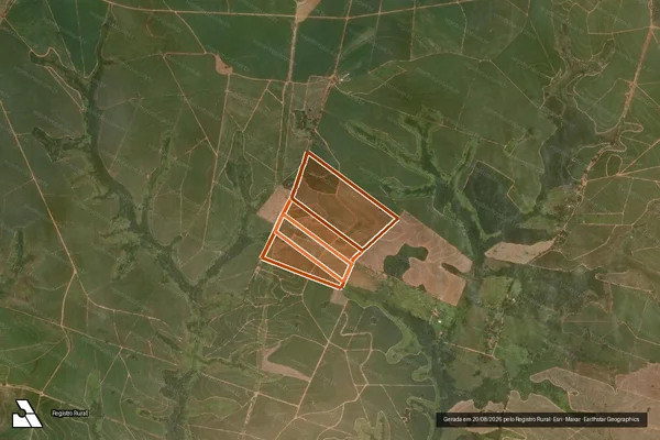 Imagem de satélite de Sitio Bem Estar em PROMISSÃO - SP