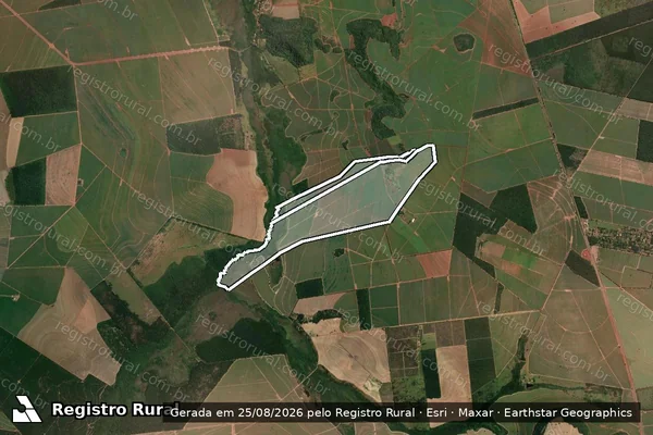 Imagem de satélite de Fazenda Ipiranga em AMÉRICO BRASILIENSE - SP