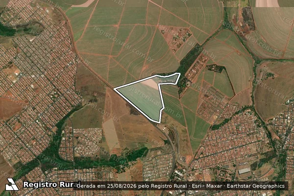 Imagem de satélite de Sitio Santa Terezinha em AMÉRICO BRASILIENSE - SP
