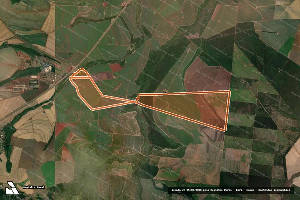 Imagem de satélite de Fazenda Itaporanga em AMÉRICO BRASILIENSE - SP