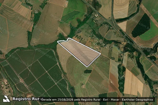 Imagem de satélite de SITIO SÃO JUDAS TADEU em GAVIÃO PEIXOTO - SP