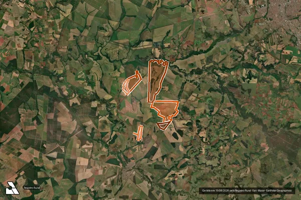 Imagem de satélite de Fazenda Java em BOA ESPERANÇA DO SUL - SP