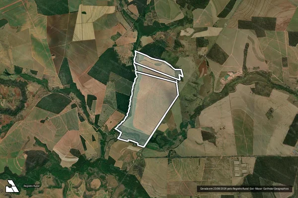 Imagem de satélite de Fazenda São Luiz do Serrote em BOA ESPERANÇA DO SUL - SP