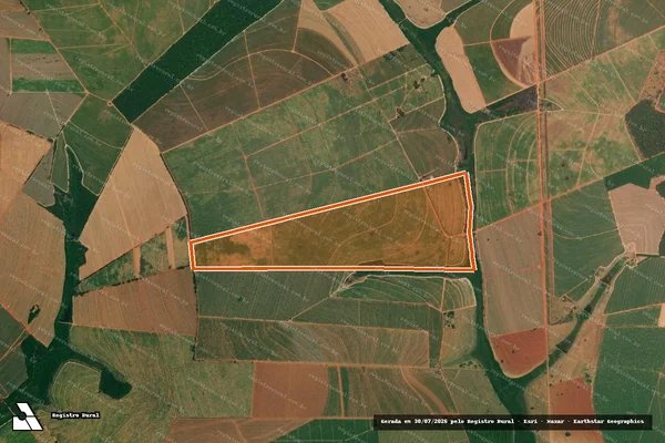 Imagem de satélite de Fazenda Yamakiti em BORBOREMA - SP