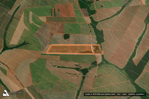 Imagem de satélite de Sitio Palmeira em BORBOREMA - SP