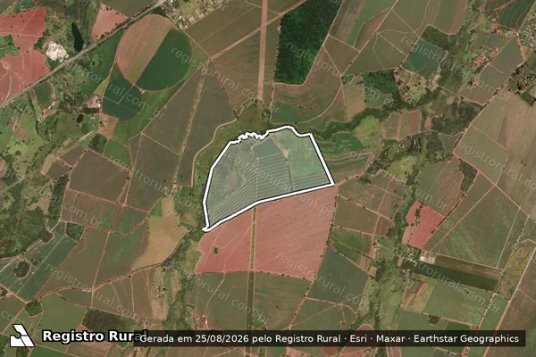 Imagem de satélite de SITIO RIBEIRAO em DESCALVADO - SP